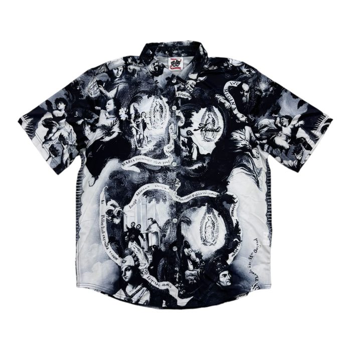 Virgen- de- Guadalupe Button- Up – Black