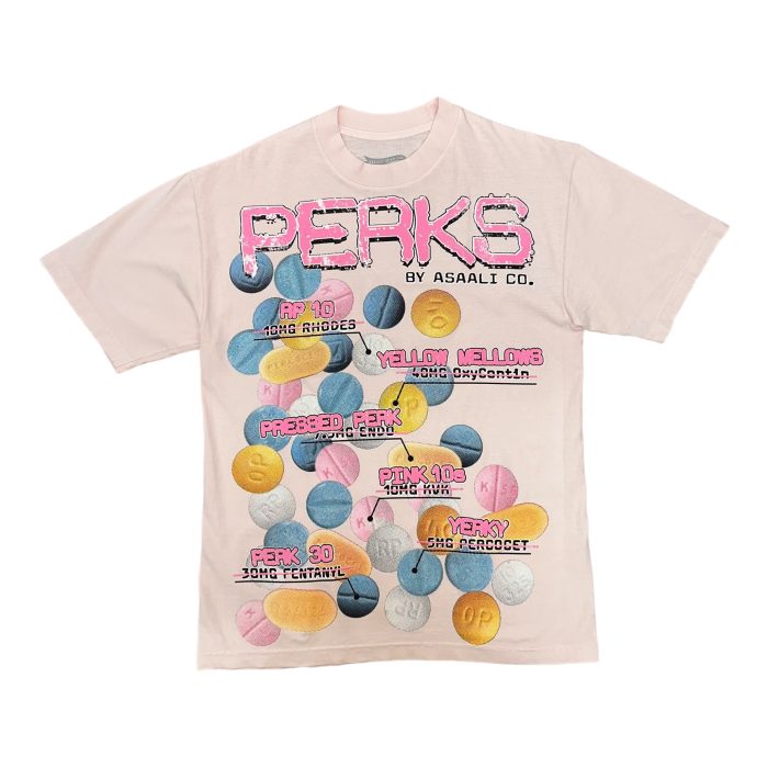 Perks T-Shirt – Baby Pink