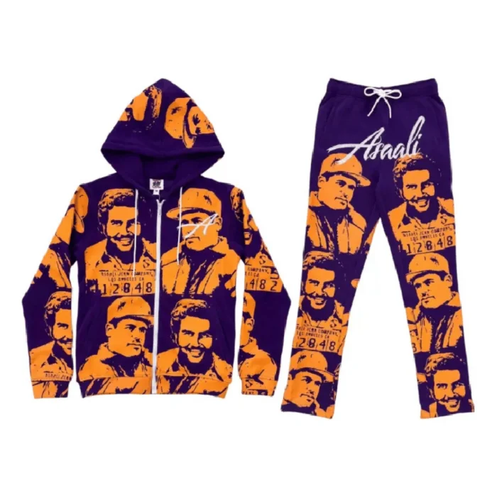 Asaali FW25 Cartel Tracksuit Blue Orange