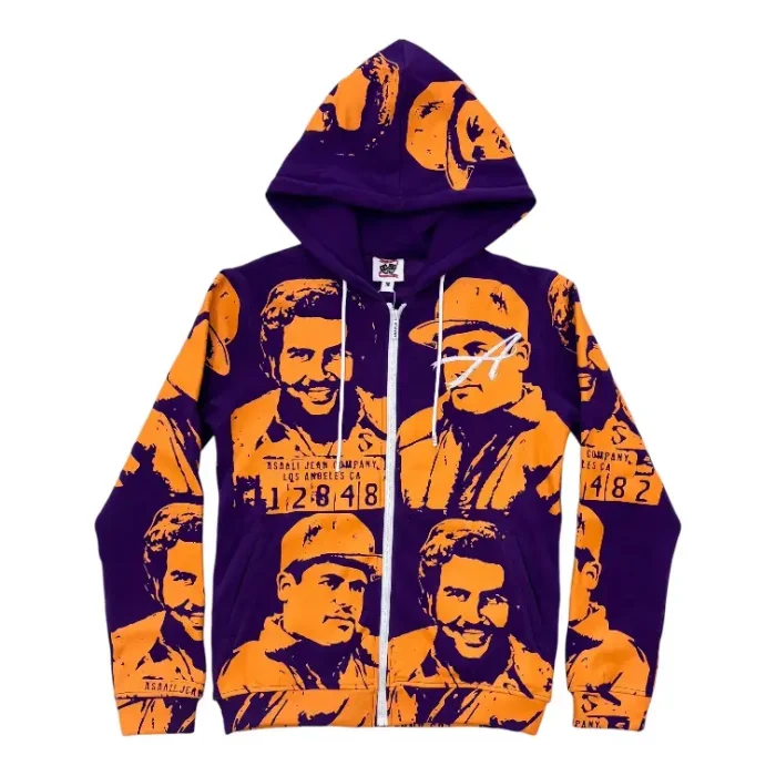 Asaali FW25 Cartel Tracksuit Blue Orange Hoodie