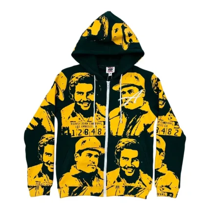 Asaali FW25 Cartel Tracksuit Yellow Hoodie