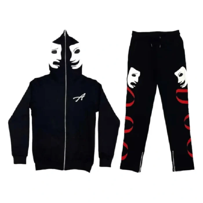 Asaali Laugh Now Cry Later Tracksuit Black