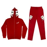 Asaali Laugh Now Cry Later Tracksuit Red