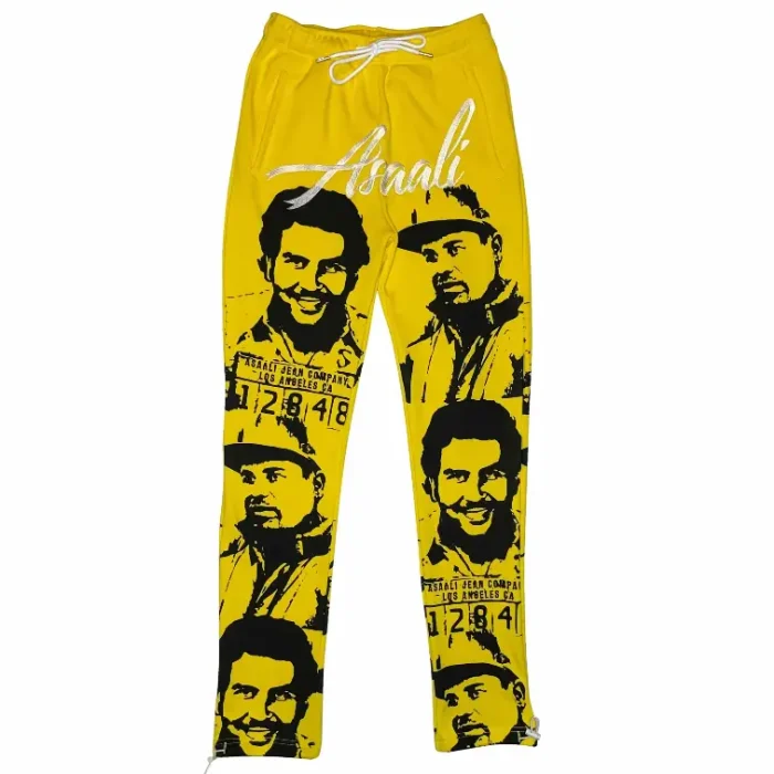 Asaali OG Cartel Tracksuit Bright Yellow Sweatpant