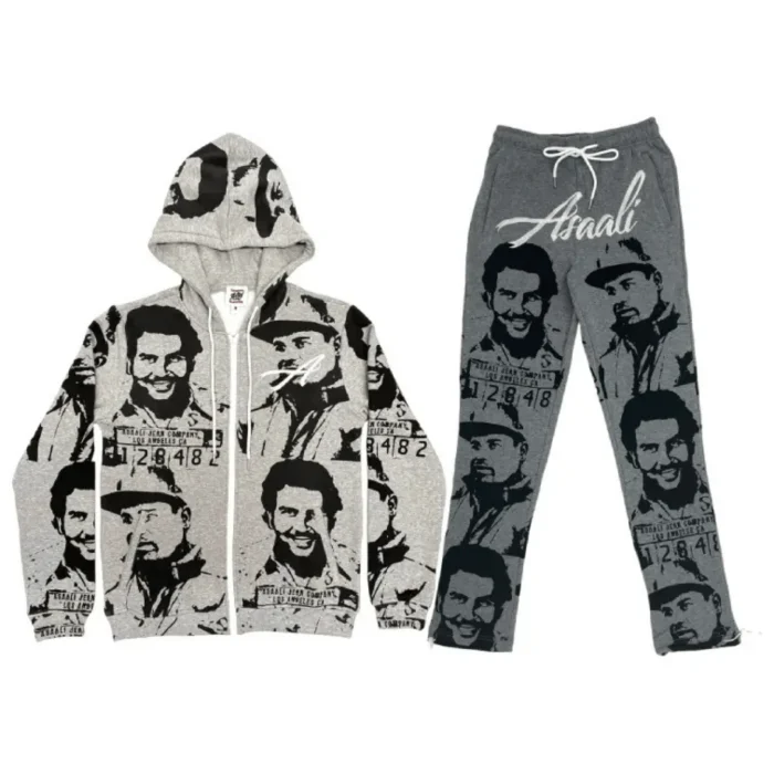 Asaali OG Cartel Tracksuit Marble Grey