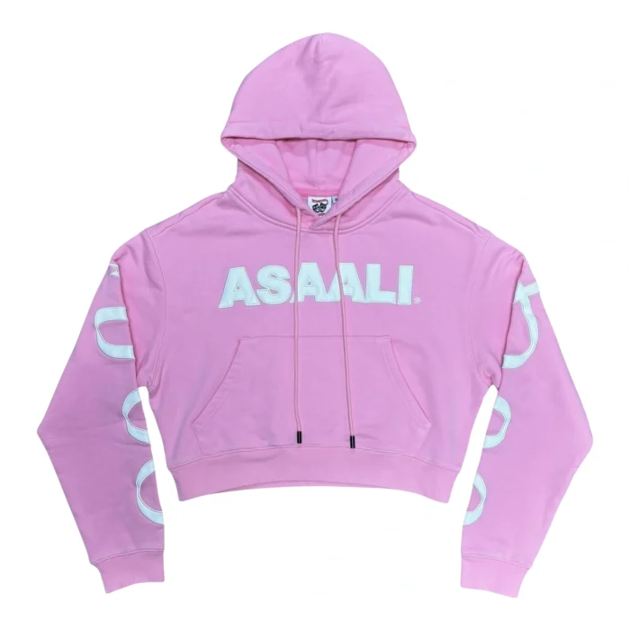 Asaali Ribbon Crop Hoodie