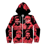 Cough Syrup x Asaali Cartel Tracksuit Red Hoodie